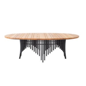 MESA DE JANTAR OVAL LUNA