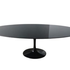 Mesa Saarinen Oval - Tampo De Vidro