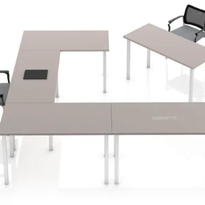 Mesa De Reunião Componível Trapézio