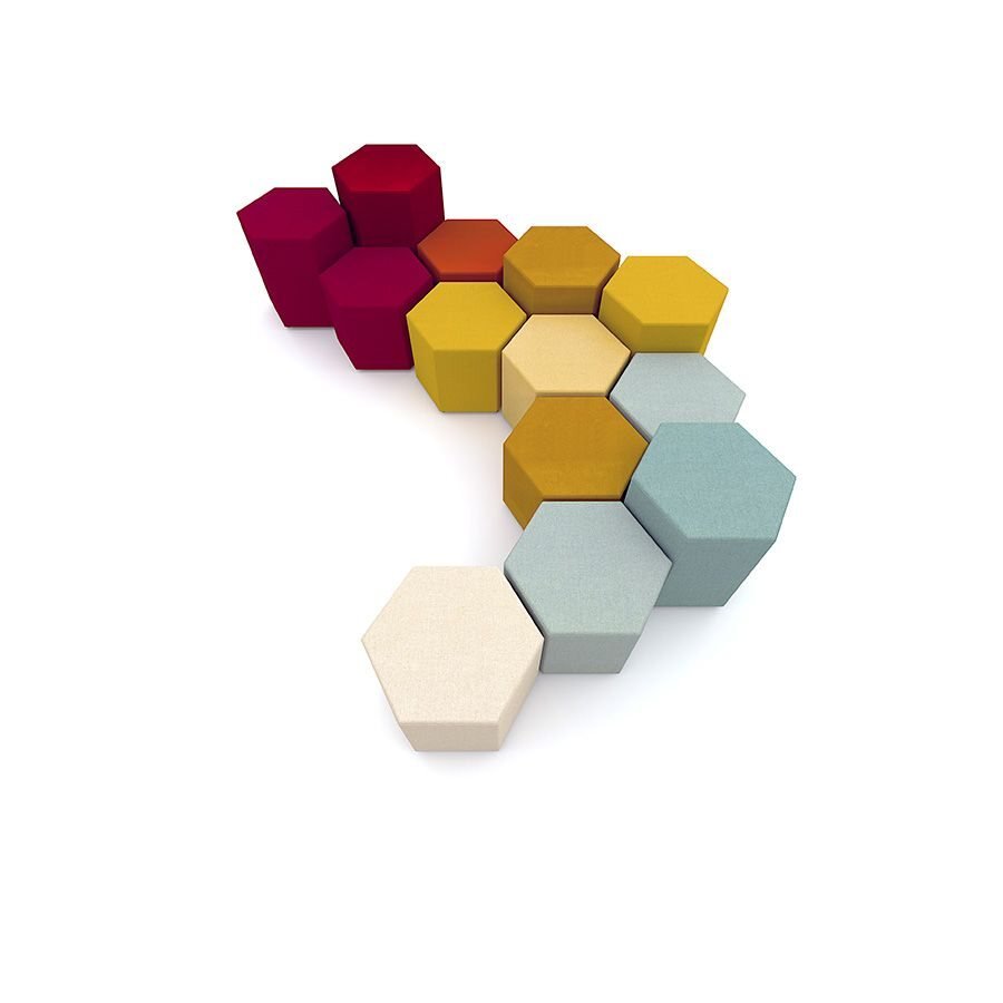 Puff Hexagono Pequeno