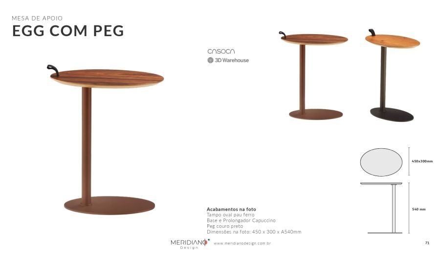 Mesa Lateral Egg - Imagem 3